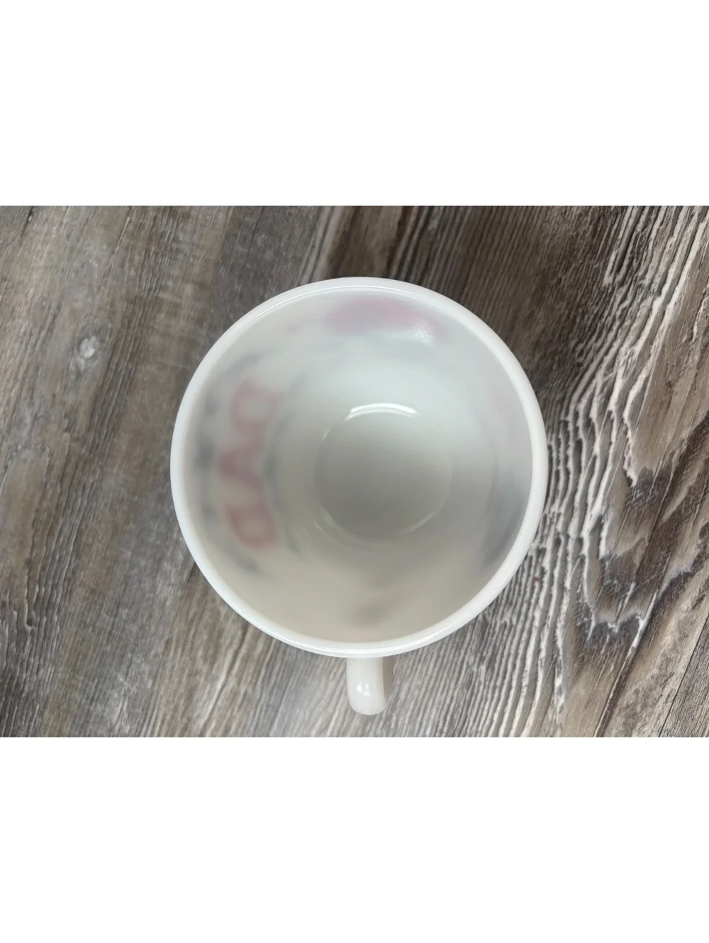 Vintage Hazel Atlas DAD Mug Milk Glass Singing Couple Mom Dad Set Replacement